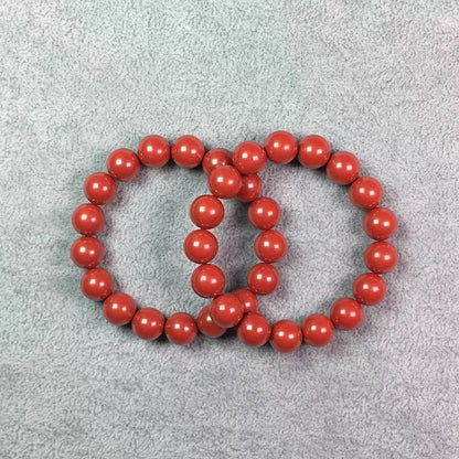 Natural Cinnabar Imperial Sand Ruyi Pixiu Bracelet