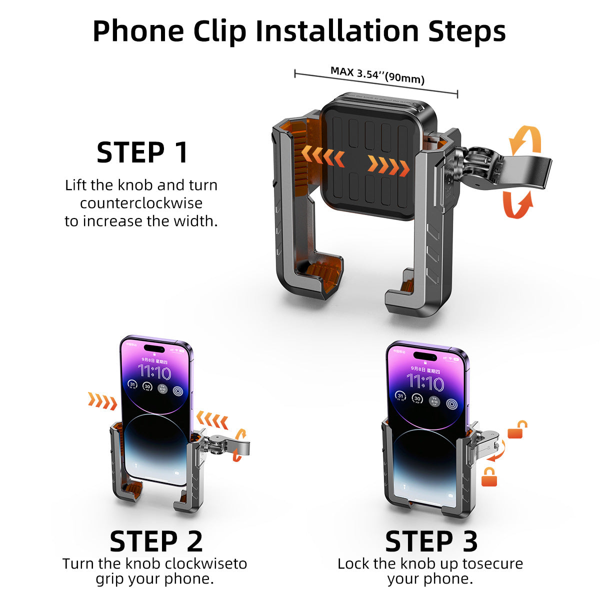 Motorcycle Bicycle Phone Holder