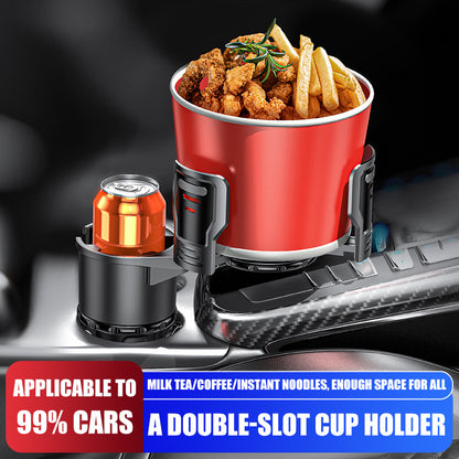 Multifunctional rotating car cup holder