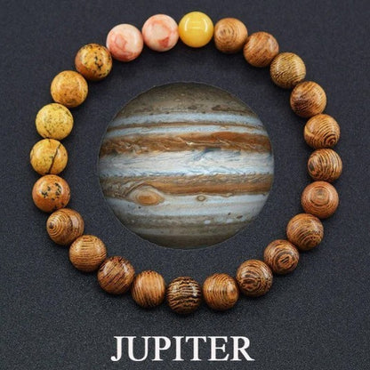 Solar System Natural Stone Space Bracelet for Men and Women