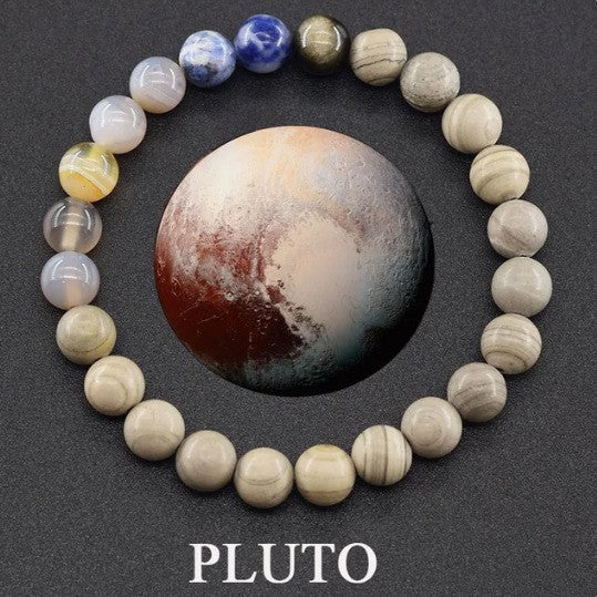 Solar System Natural Stone Space Bracelet for Men and Women