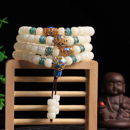 White Jade Bodhi Bracelet