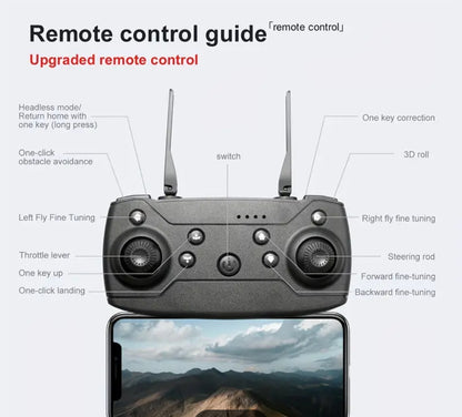 Folding Drone with HD Dual-camera