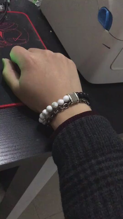 Natural Unique Men's Fashion Beaded Bracelet