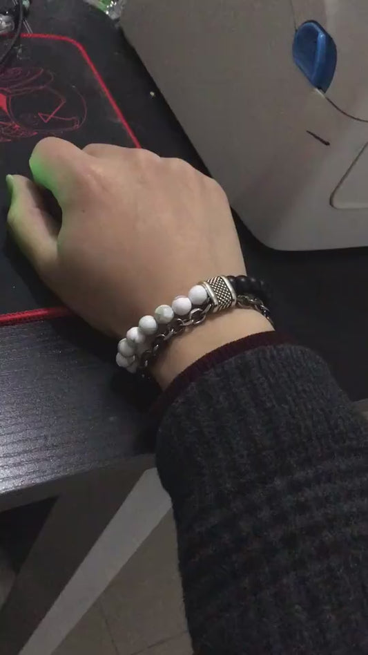 Natural Unique Men's Fashion Beaded Bracelet